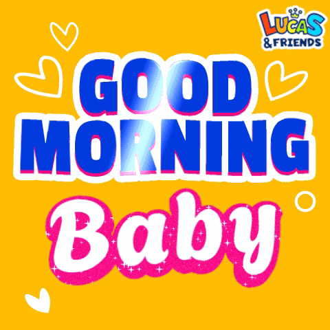 Good Morning Love GIF by Lucas and Friends by RV AppStudios