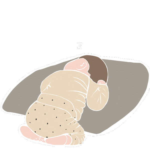 ArtAmrita love baby sleep mom Sticker