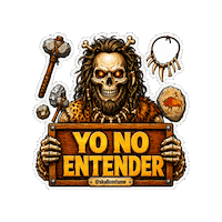 Halloween Entender Sticker