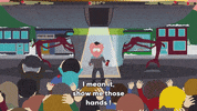 crowd space ship GIF by South Park 