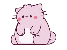 Cat Love Sticker by Pembe