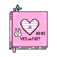 Yes Or No Bunny Sticker