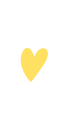 baileylettering giphyupload heart yellow aesthetic Sticker