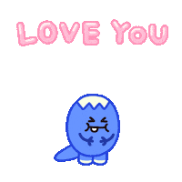 Happy Love You Sticker by DINOSALLY