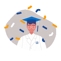 Celebrating Columbia University Sticker by Columbia University Irving Medical Center