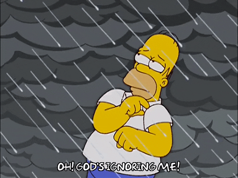 Raining Episode 5 GIF by The Simpsons