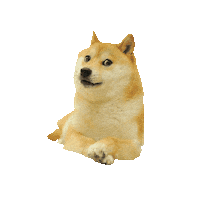 Dog Sticker by Shibetoshi Nakamoto