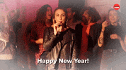 Happy New Year Kiss GIF by BuzzFeed