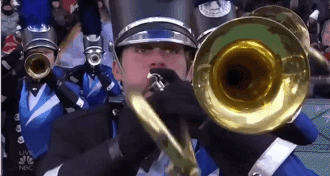 Macys Parade Trombone GIF by The 96th Macy’s Thanksgiving Day Parade