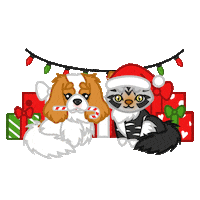 Christmas Puppy Sticker