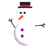 UQLife christmas market snowman frank Sticker