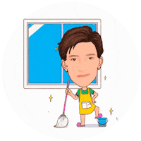 Happy Illustration Sticker
