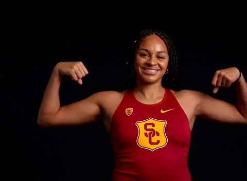 Track Field Sport GIF by USC Trojans