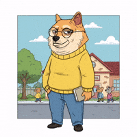Back To School Illustration GIF by Doge Pound