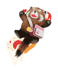 Tanuki Sticker by DeliandCo