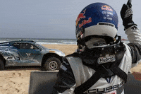 ExtremeELive lets go point pointing panic GIF