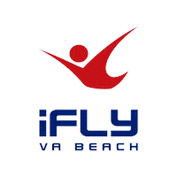 iFLYVaBeach birthday party skydiving ifly family fun Sticker