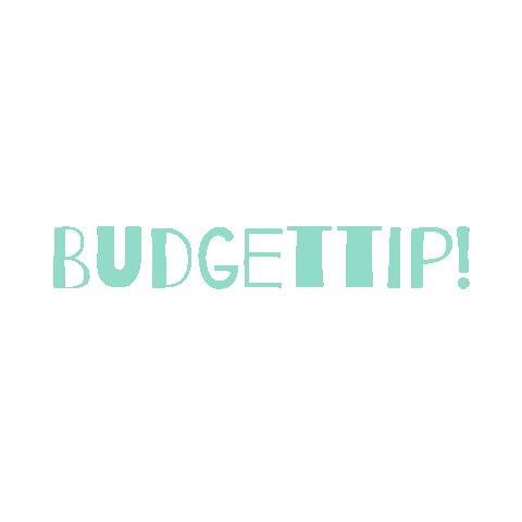 Tip Budget Sticker by Mama's Meisje
