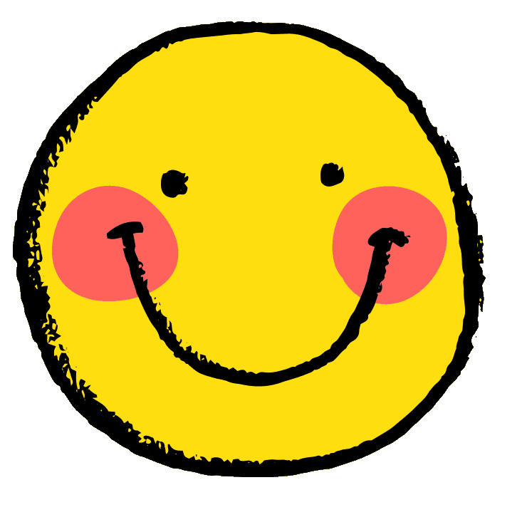 Happy Art Sticker