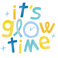 Time Glow Sticker by Cute Press