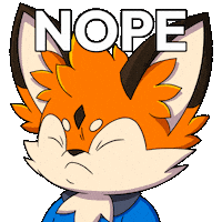 Orange No Sticker by Foxy