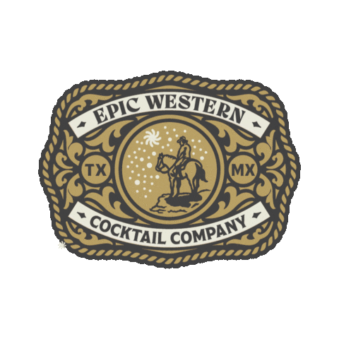 epicwestern giphyupload epic western cocktails Sticker