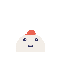 Happy Hat Sticker by Naked Panda