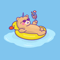 Happy Summer Heat GIF by Jessica Lau