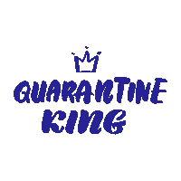 Selentaori crown king covid quarantine Sticker