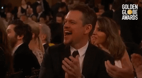 Matt Damon GIF by Golden Globes