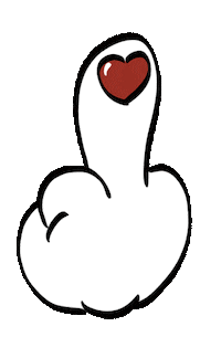 Cartoon Love Sticker