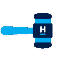 Hammer Sticker by Harcourts Holmwood