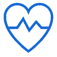 Ascension_Org love heart blue hearts Sticker