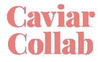 TheCaviarSpoon brand branding collab caviar Sticker