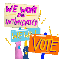 Register To Vote Election 2020 Sticker by INTO ACTION