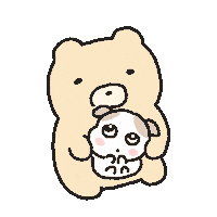 강아지 Hug Sticker