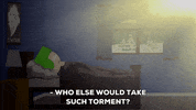 kyle broflovski bed GIF by South Park 