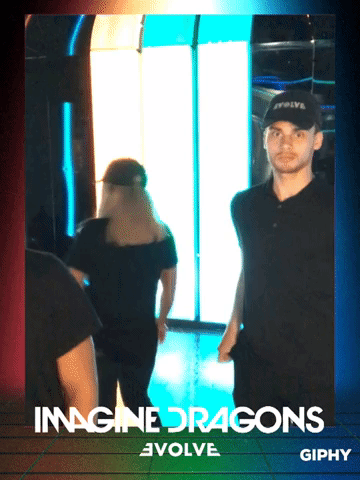 evolve GIF by IMAGINE DRAGONS ARCADE