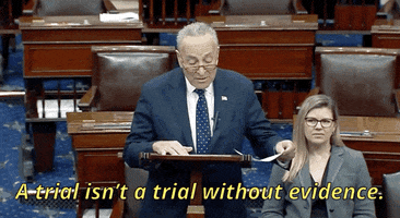 news impeachment senate trial chuck schumer GIF