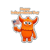 Happy 4Th Of July Sticker by Momo & Tulus