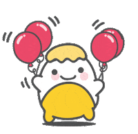 Egg Balloon Sticker by Superbuy.my
