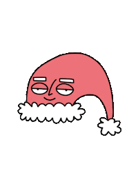 Merry Christmas Santa Sticker