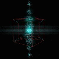 Vector Art Hypercube GIF