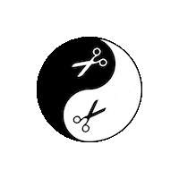 Yin Yang Corte Sticker by Paulova Palacios