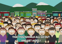 crowd gathering GIF by South Park 