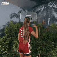 College Basketball Hair Flip GIF by NCAA March Madness