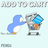 Add To Cart Black Friday GIF by Pudgy Penguins