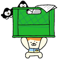 Cat Weightlifting Sticker by LINE FRIENDS