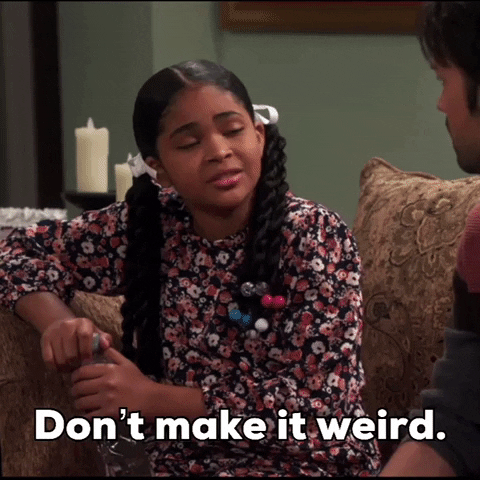 Ew Dont Make It Weird GIF by chescaleigh