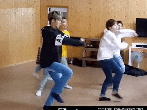 Kim Mingyu Funny Dance GIF